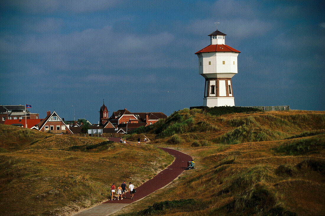 Leuchtturm, Langeoog, Nordsee, Ostfriesische Inseln, Niedersachsen, Deutschland, Europa
