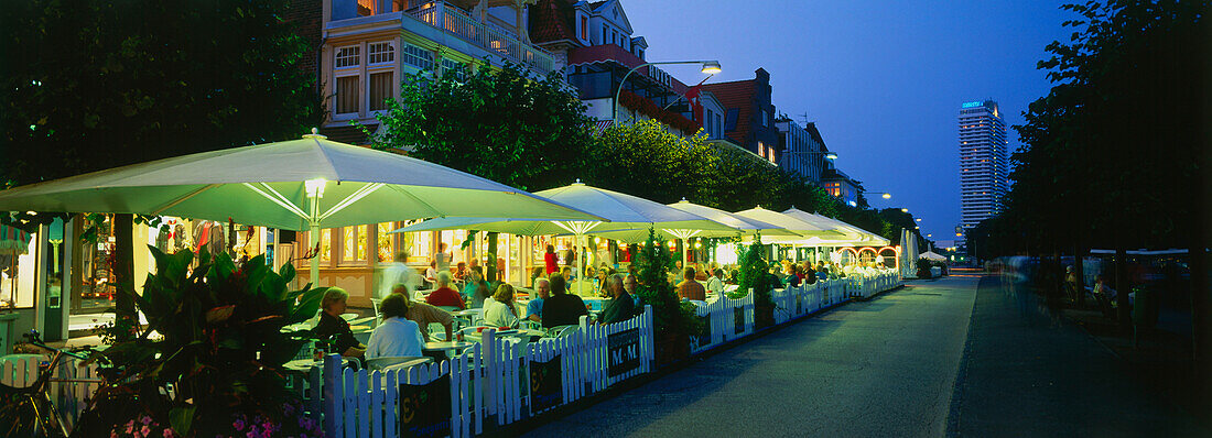 Restaurants, Travemünde, Schleswig Holstein, Germany, Europe