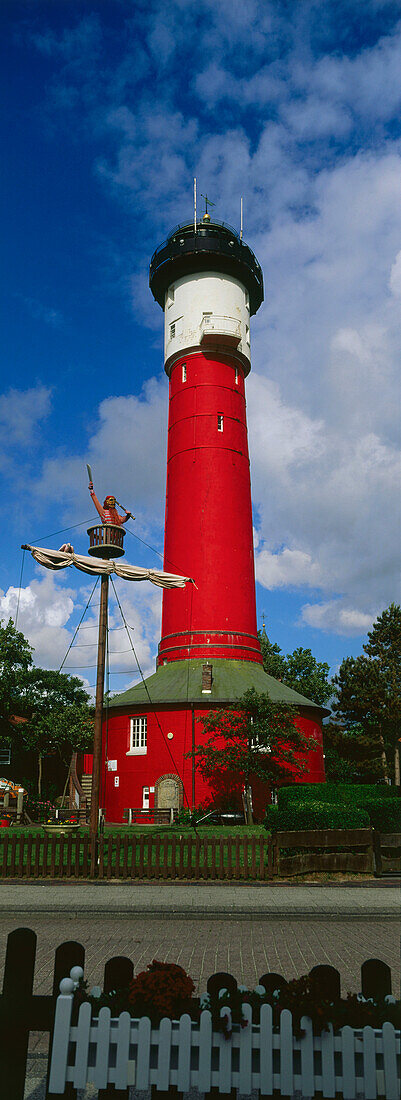 Alter Leuchtturm, Wangerooge, Ostfriesische Inseln, Niedersachsen, Nordsee, Deutschland, Europa