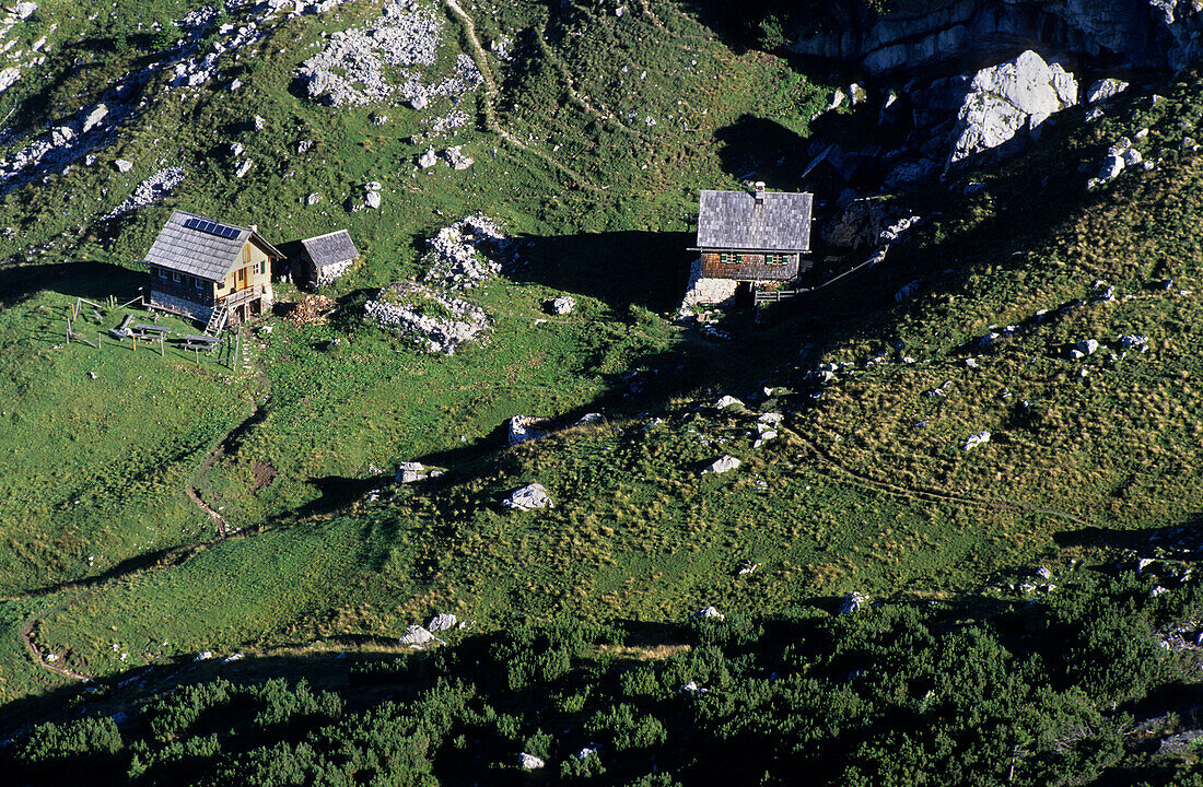 alpine hut Sarsteinalm, Dachstein range, Upper Austria, Austria