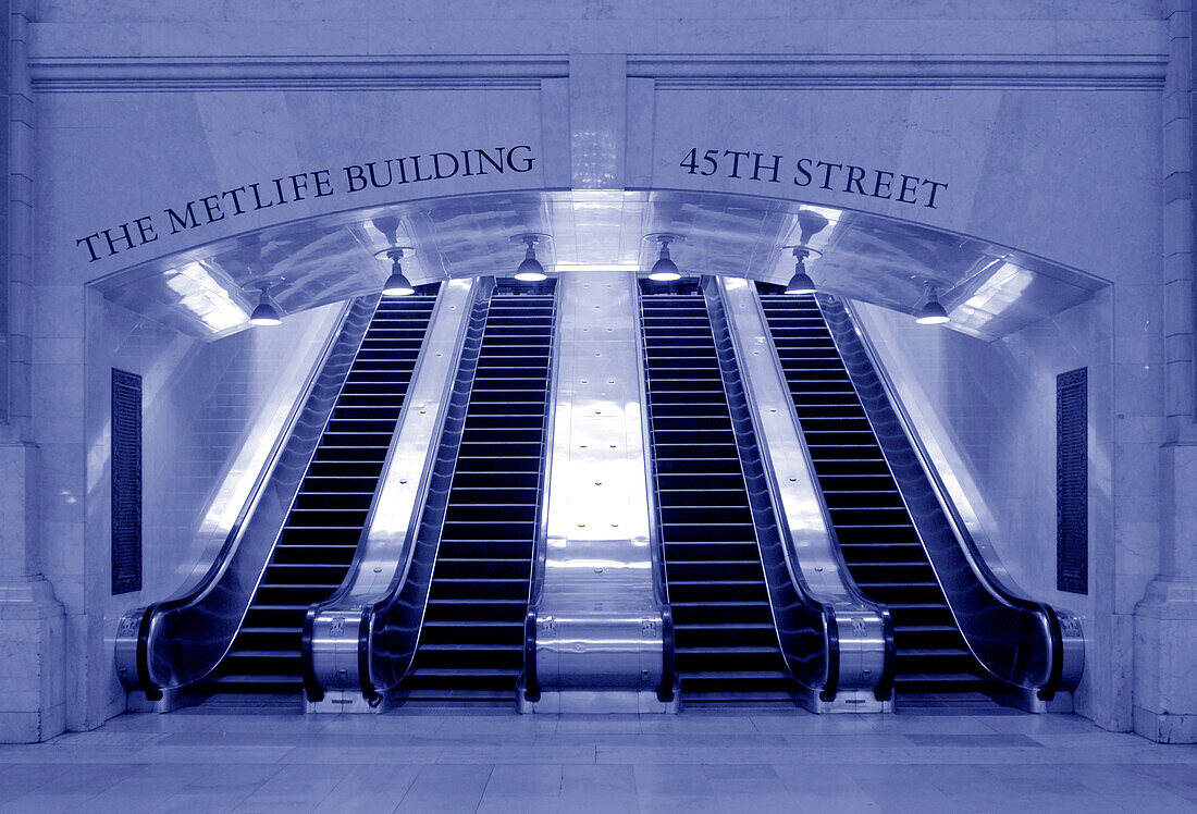 Escalator, Grand Central Station, New York