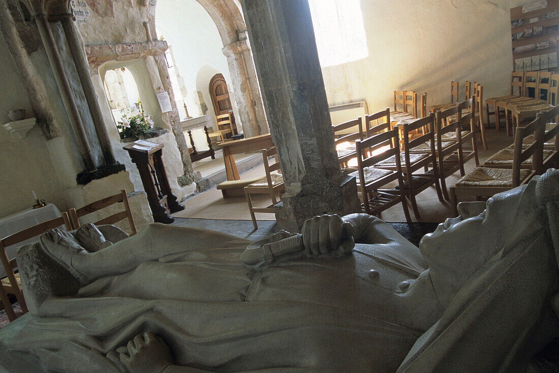 Lawrence of Arabia Effigy, Saxon Church of St. Martin, Wareham, Dorset, England, Great Britain