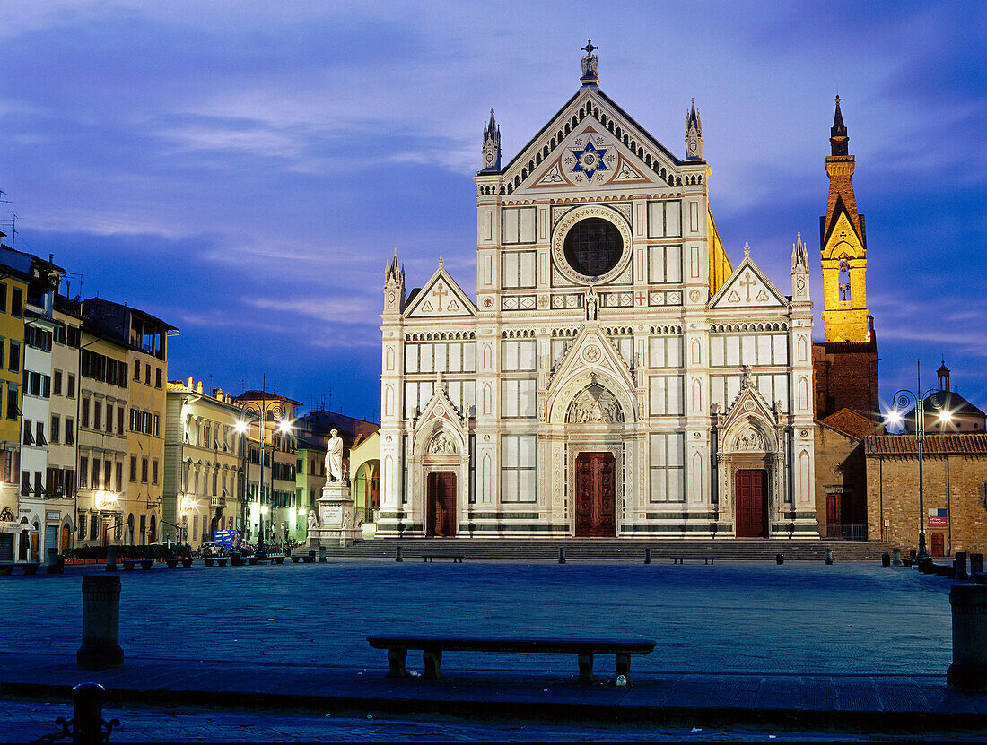 Piazza S. Croce, S. Croce, Florenz, Toskana, Italien