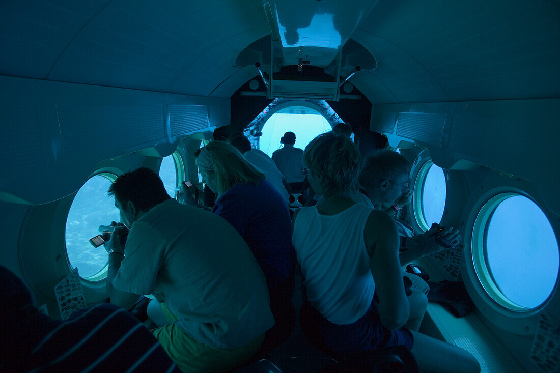Fahrt im U-Boot in 50 Metern Tiefe, Atlantis Submarine Adventure, Aruba, ABC-Inseln, Niederländische Antillen, Karibik