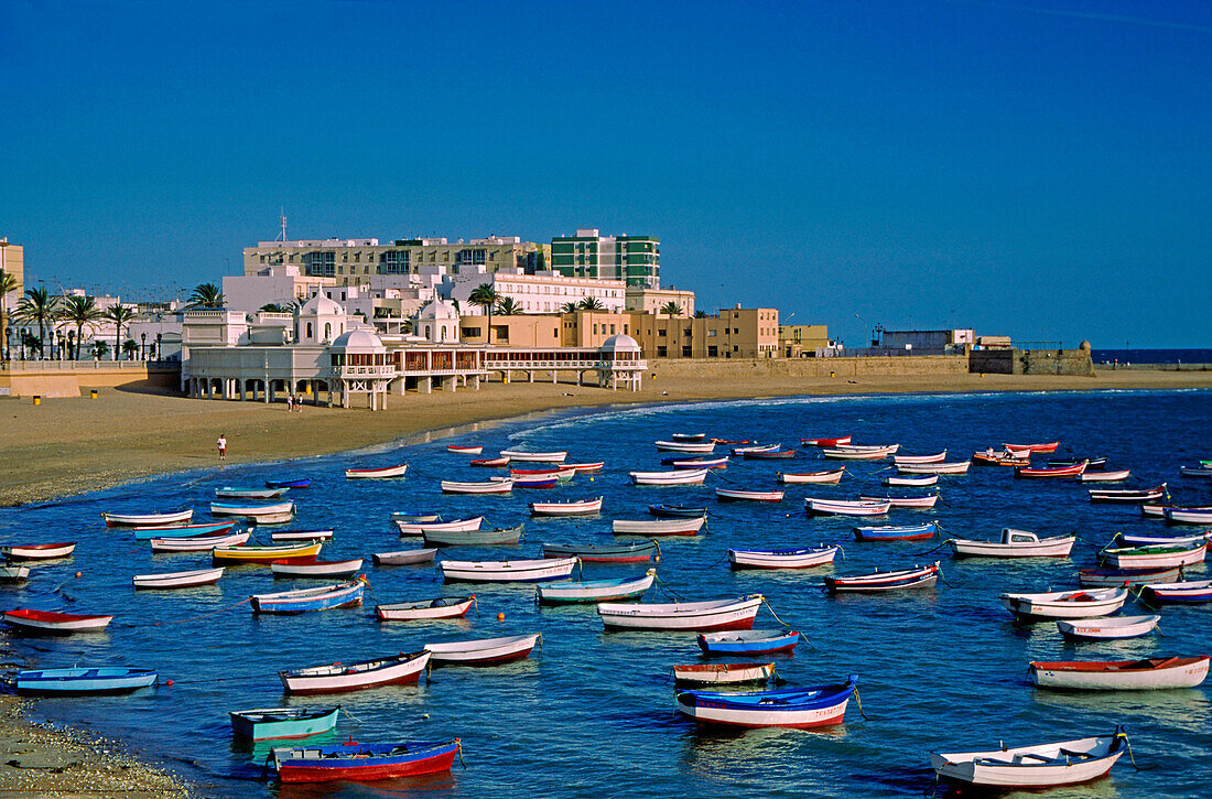 Playa la Caleta, Cadiz, Andalusien, Spanien