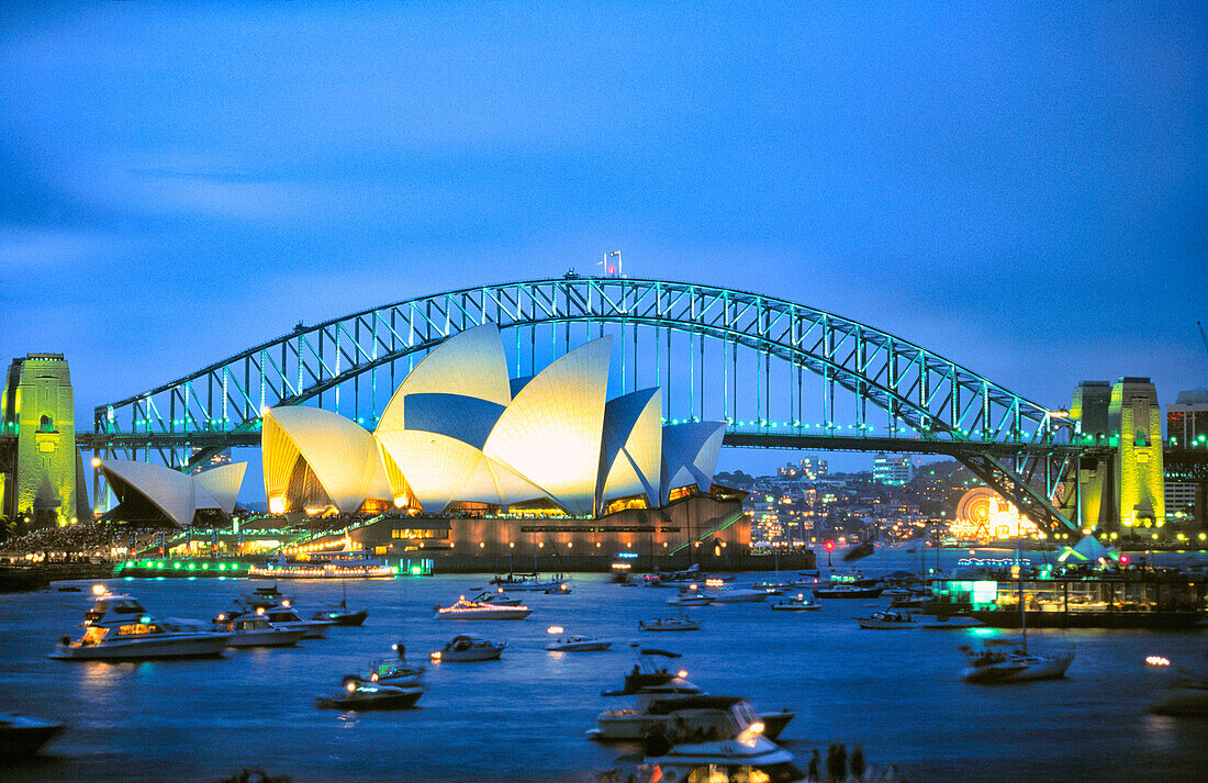 Australien, Sydney, Opera House, Harbour Bridge
