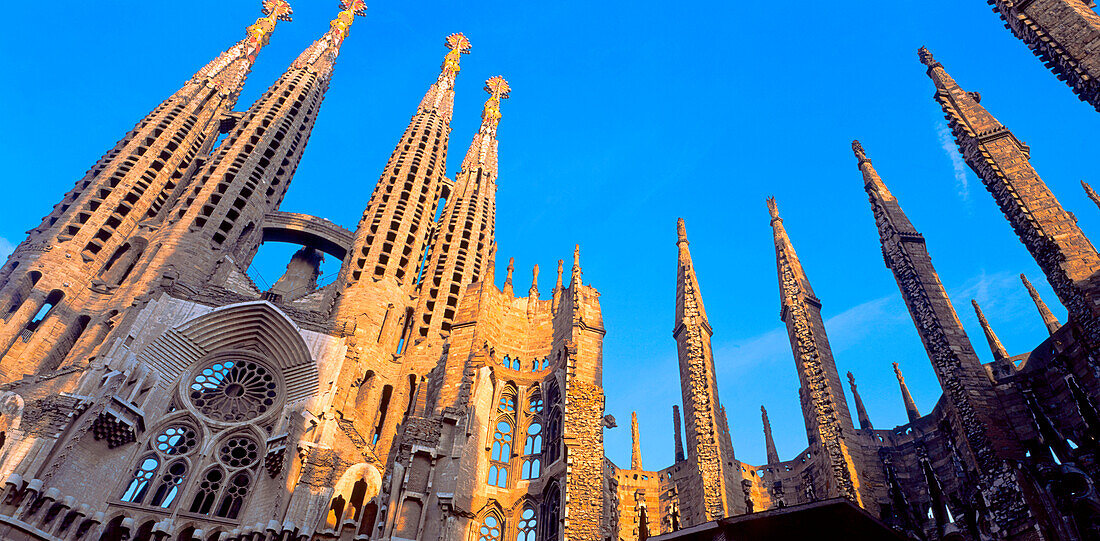 Towers,Sagrada Familia,Barcelona,Spain