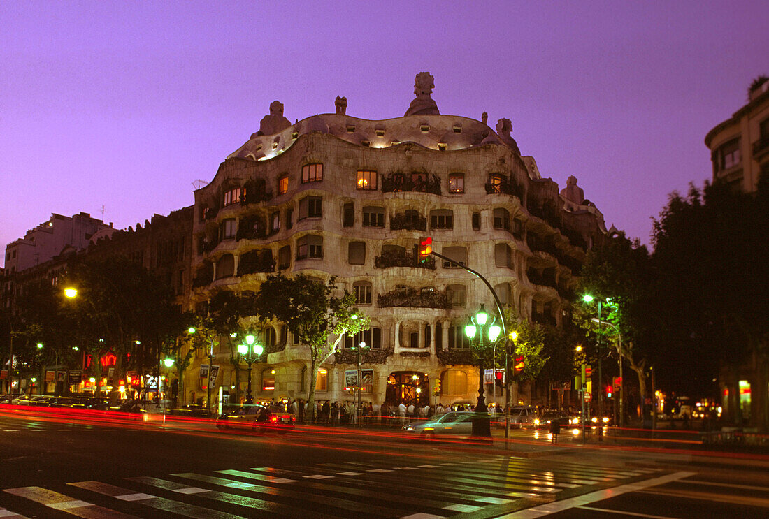 Casa Mila, Barcelona, Spanien