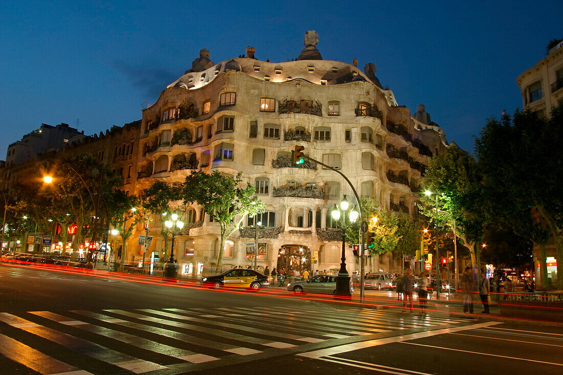 Spanien,Barcelona,Casa Mila von Gaudi