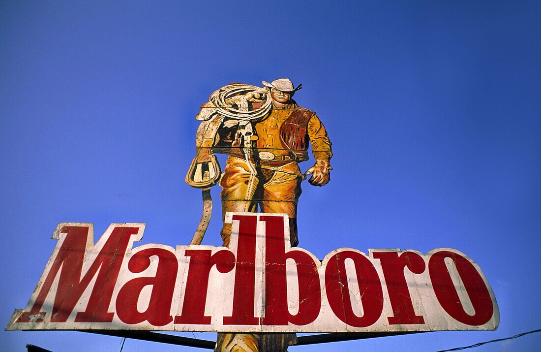 Costa Rica, Marlboro Man, cigarette billboard