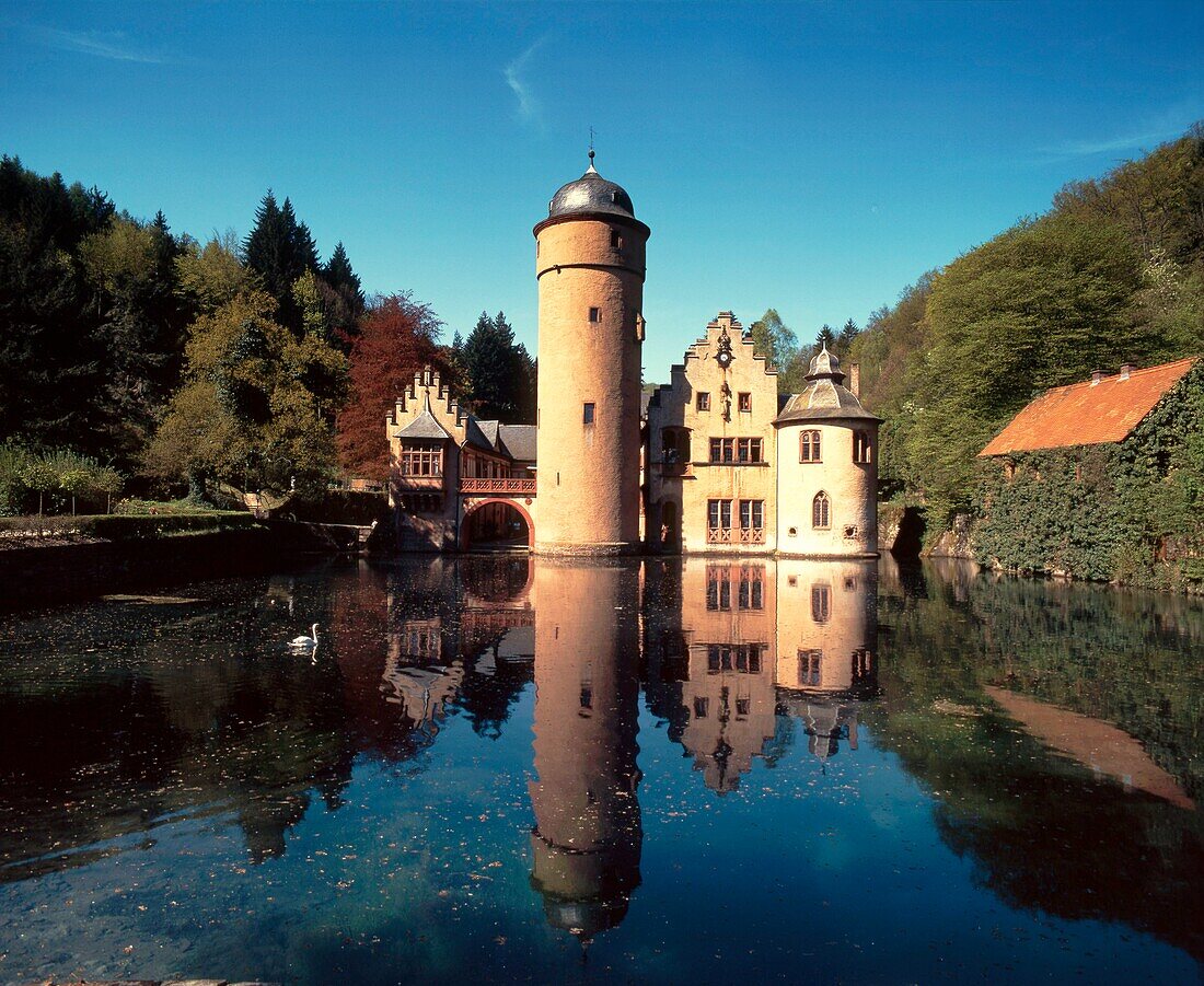 Water Castle Mespelbrunn, Bavaria, Germany