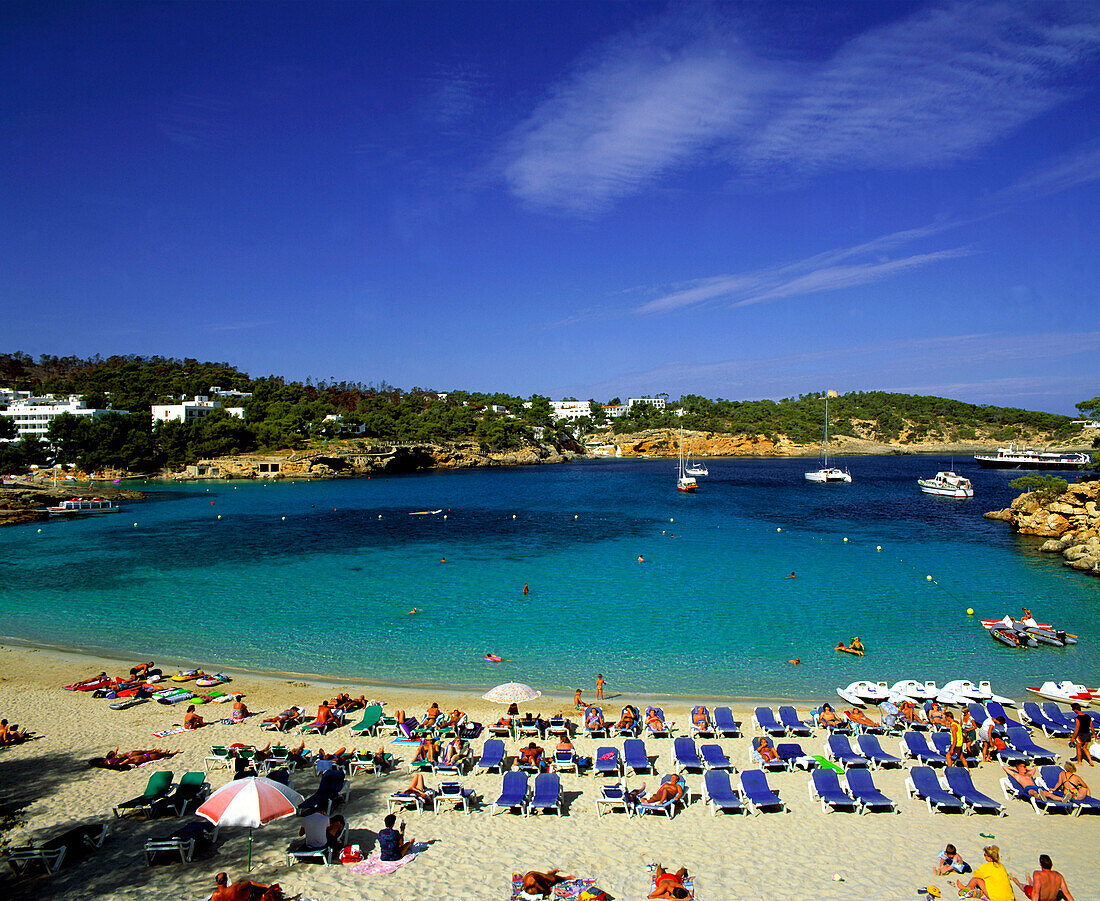 Hotel Cala Portinatx, Strand, Ibiza, Spanien