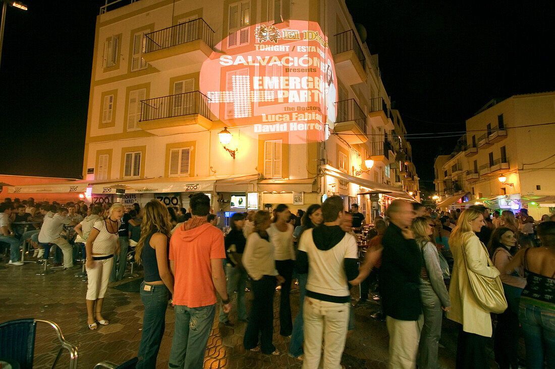Spain, Baleares island, Ibiza bars nightlife