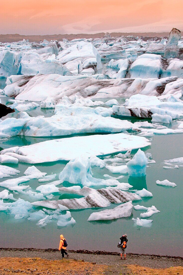 Island, Jökulsarlon Gletscher, Eisberge