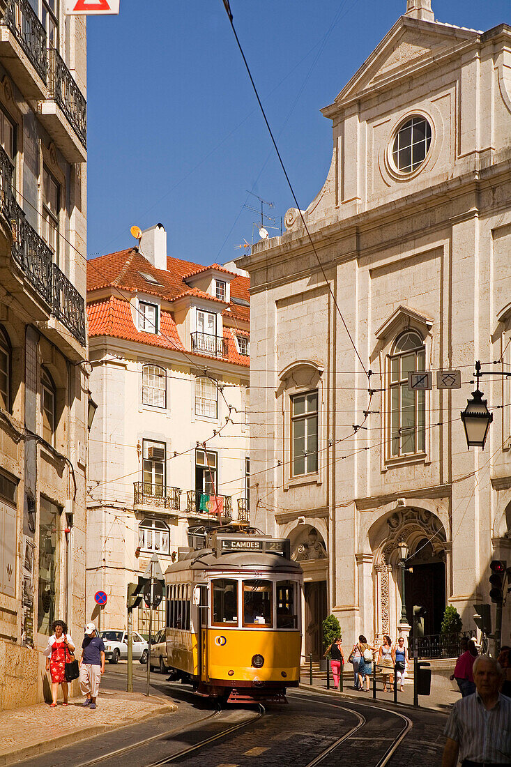 Portugal, Lisbon, Tram 28, Baixa