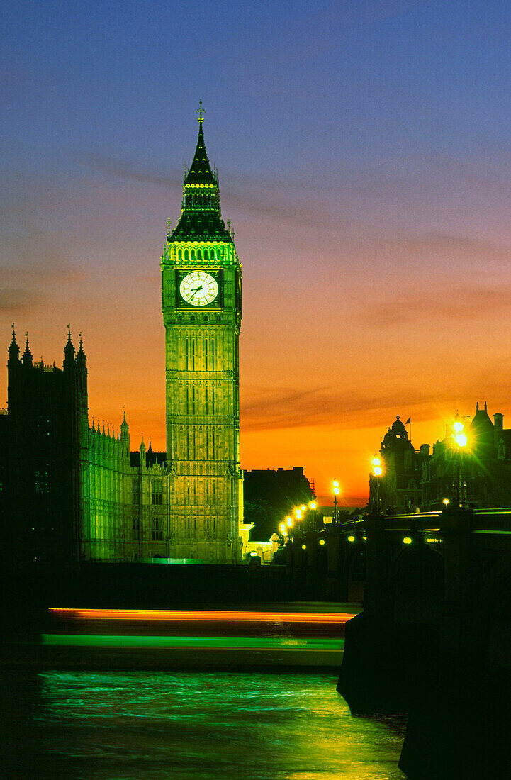 Big Ben, House of Parliament, London, England