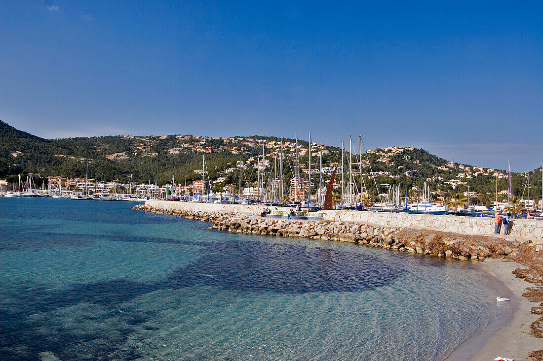 Mallorca, Poirt d Andratx, Marina, beach