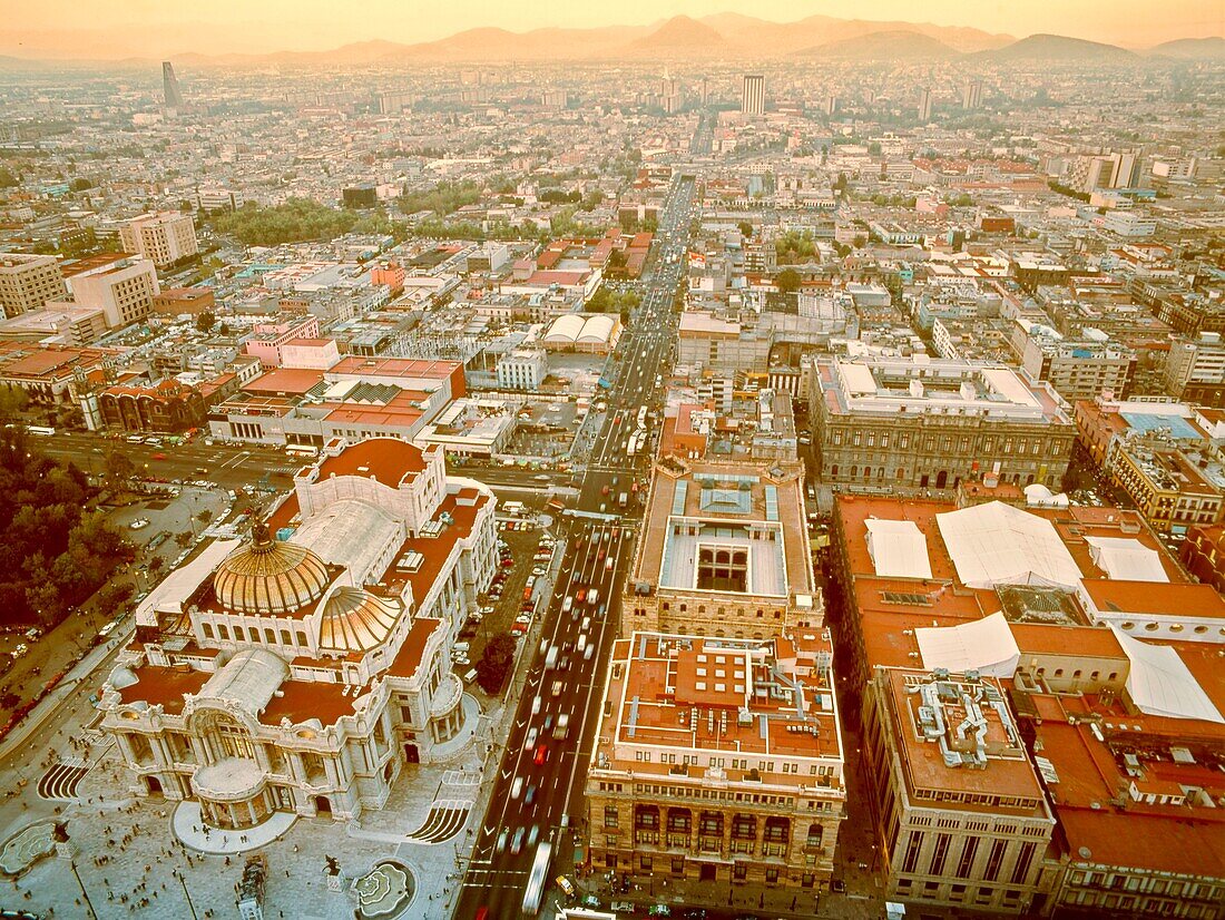 Torre Latinoamericana, Panorama Überblick, Mexico