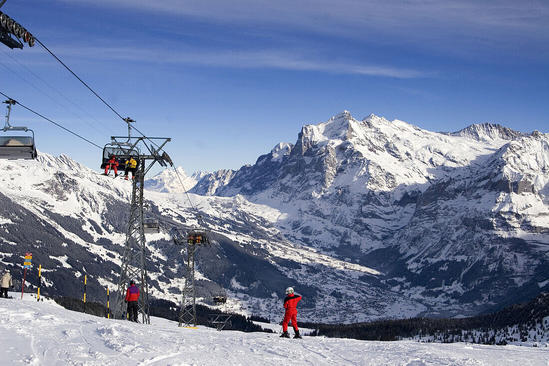 Switzerland bernese alps Mount Maennlichen