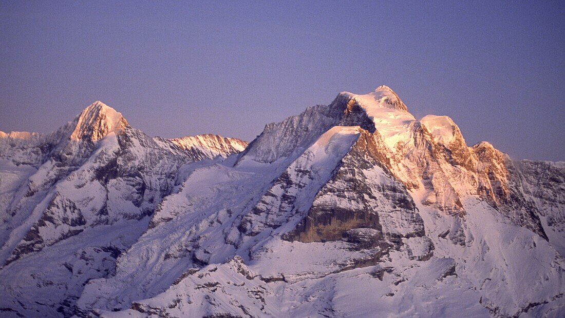 Switzerland, swiss alps,Bernese alps,Mönch, Top of europe