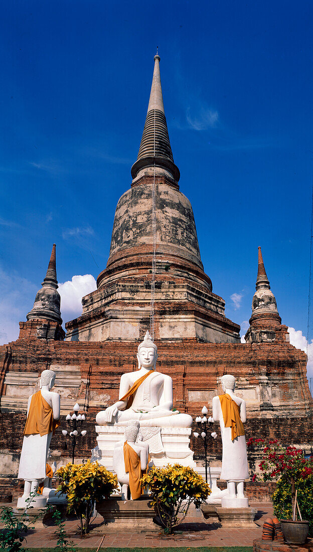 Ayutthaya Tempel, Buddha, Stupa, Thailand