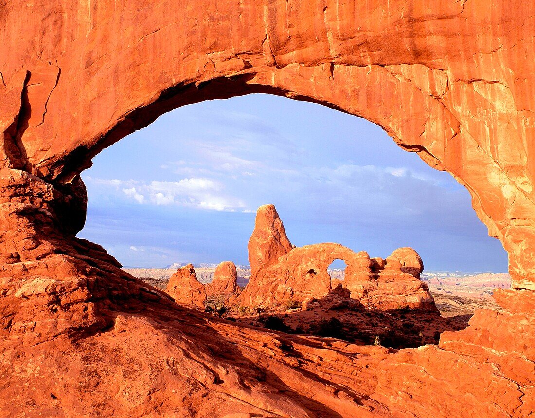 North Window, Torret Arch, Arches National Park, Utah, USA