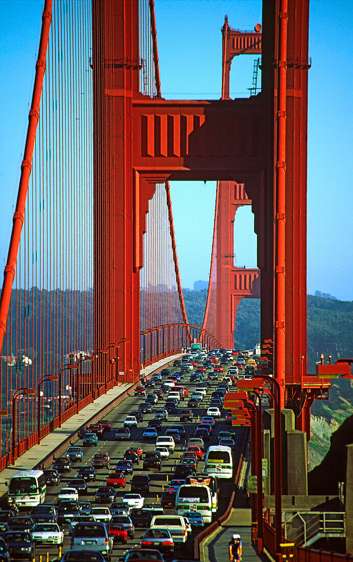 Golden Gate Bridge, Verkehr, San Francisco, Kalifornien