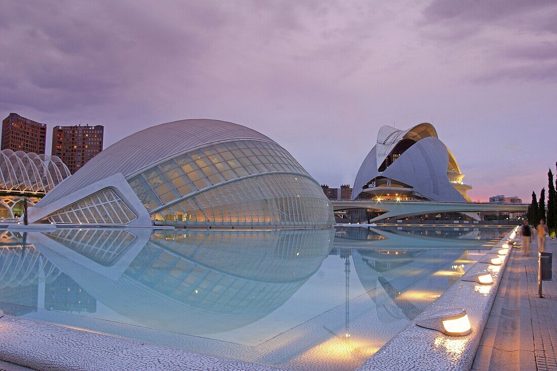 Spanien, Valencia, Wissenschaftsstadt von Santiago Calatrava