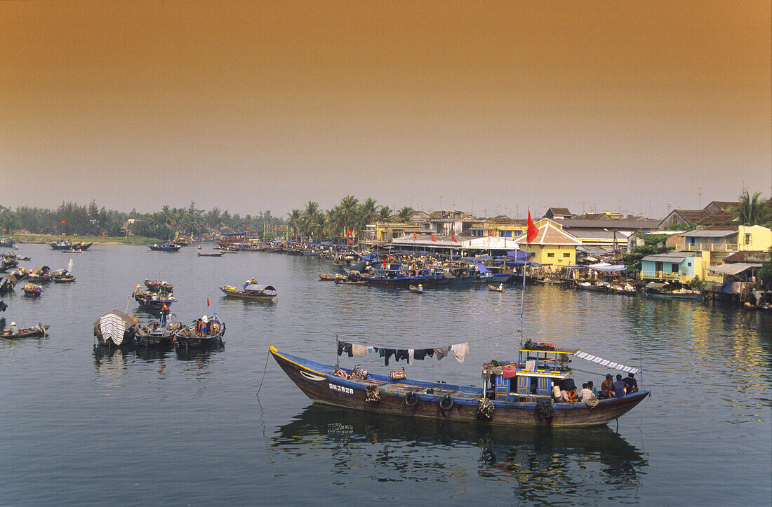 Vietnam, Mekong Delta, schwimmenr Markt