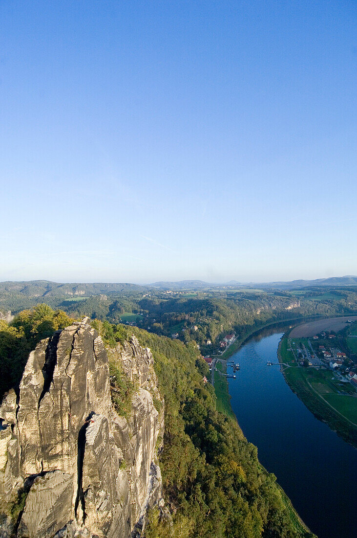 Elbsandstein rocks, Bastei, Saxony, Germany