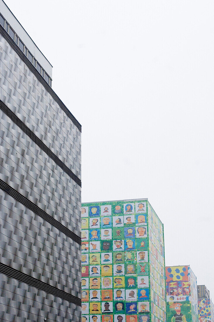 Shopping center, architecture, Leipzig, Saxony, Germany