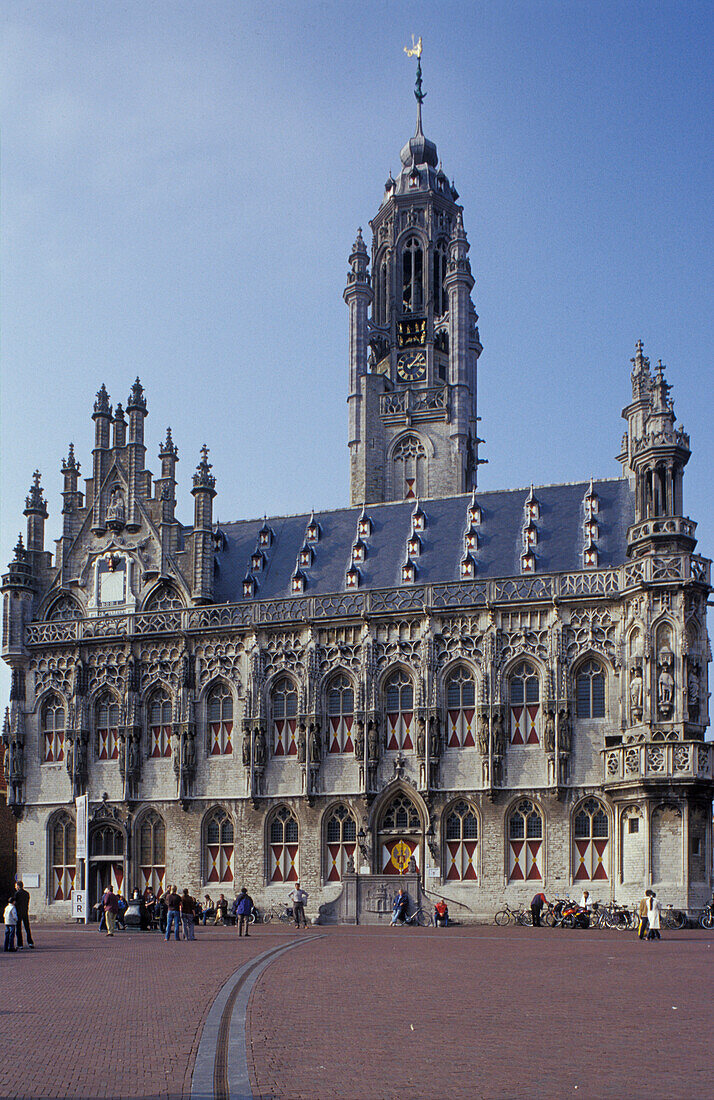Middelburg Stadthuis Rathaus, Holland, Europa