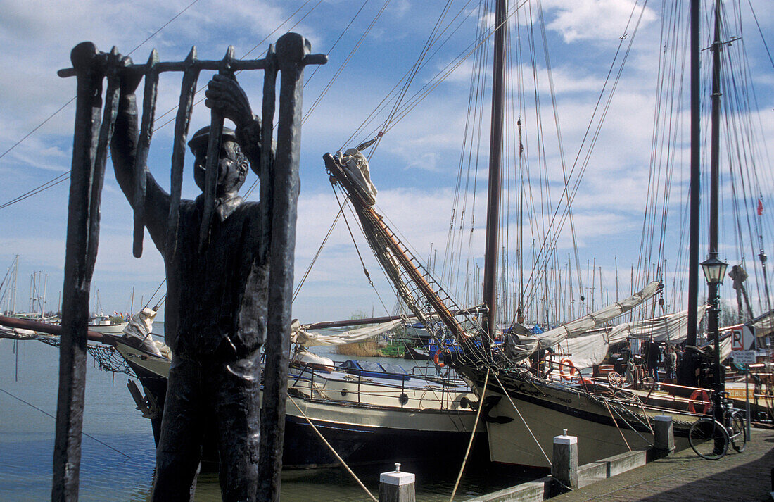 Monnickendam harbour, Netherlands, Europe