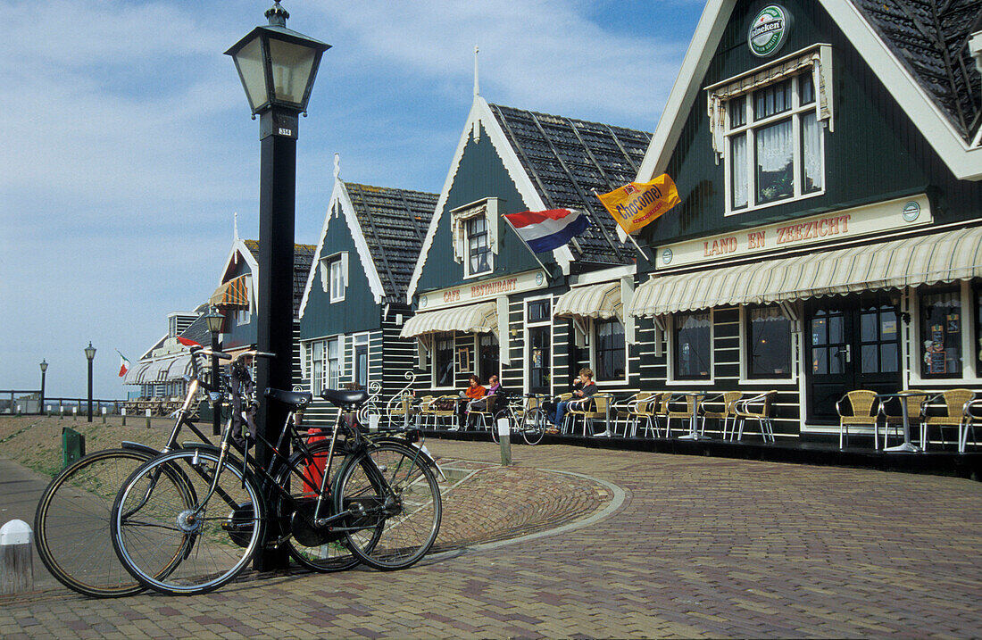 Marken, Havenbuurt, small harbour, Netherlands, Europe