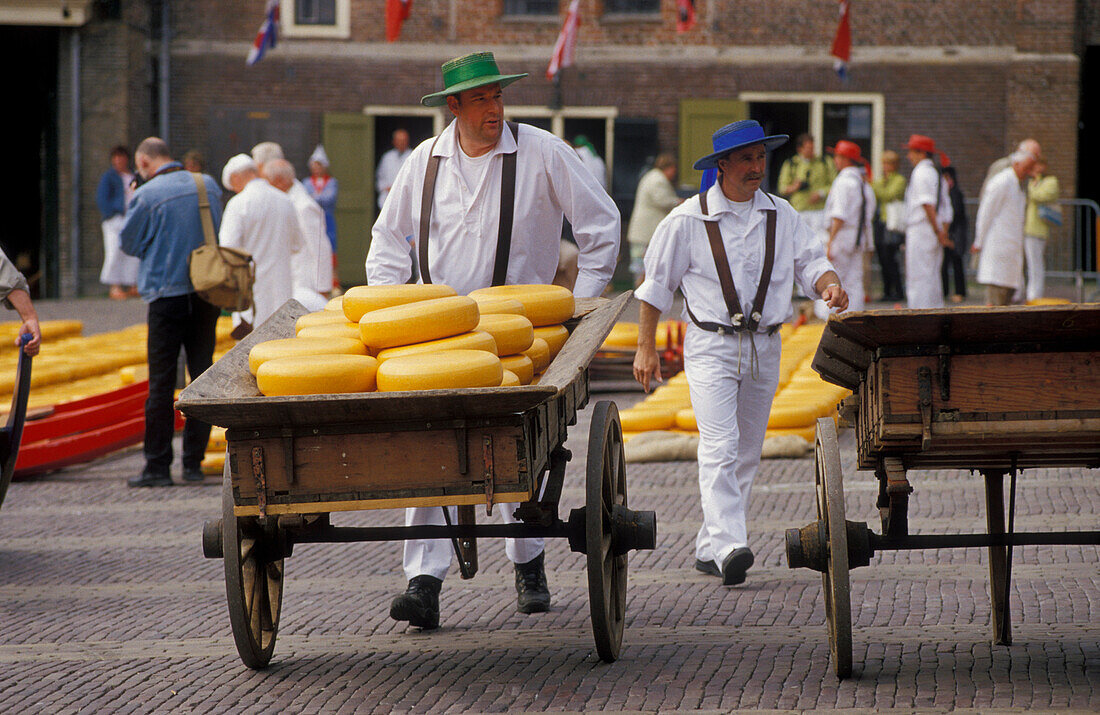 Alkmaar Käsemarkt, Holland, Europa