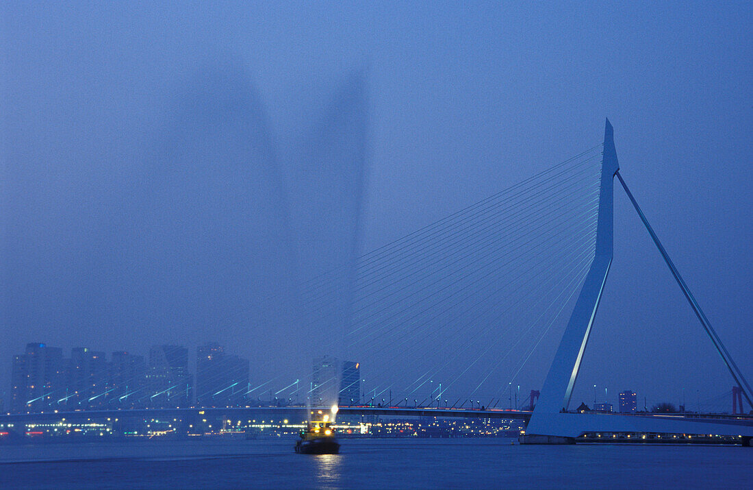 Rotterdam, Erasmusbrücke, Holland, Europa