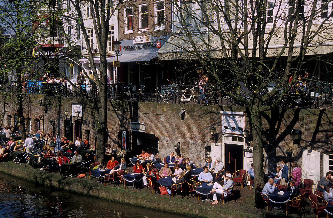 Utrecht, Oude Gracht, Holland, Europa
