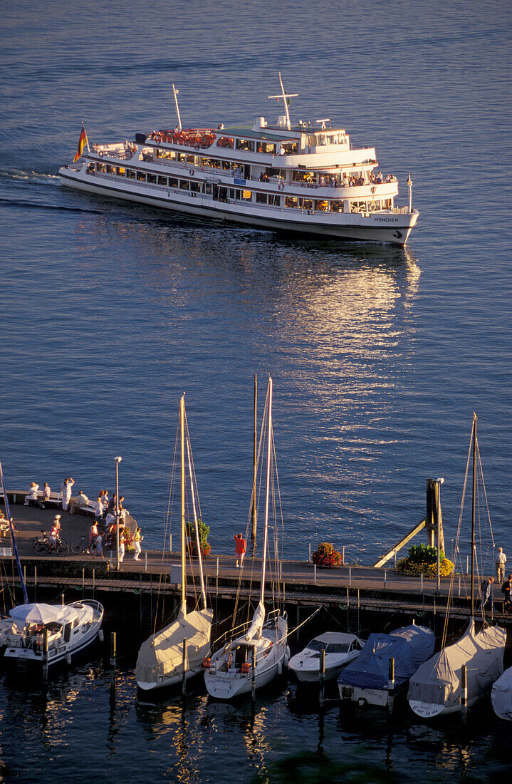 Meersburg, Hafen, Baden-Württemberg, Deutschland, Europe