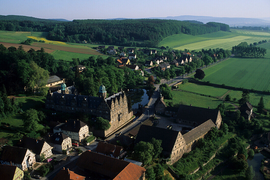 Hämelschenburg bei Emmerthal, Weserbergland, Niedersachsen, Deutschland