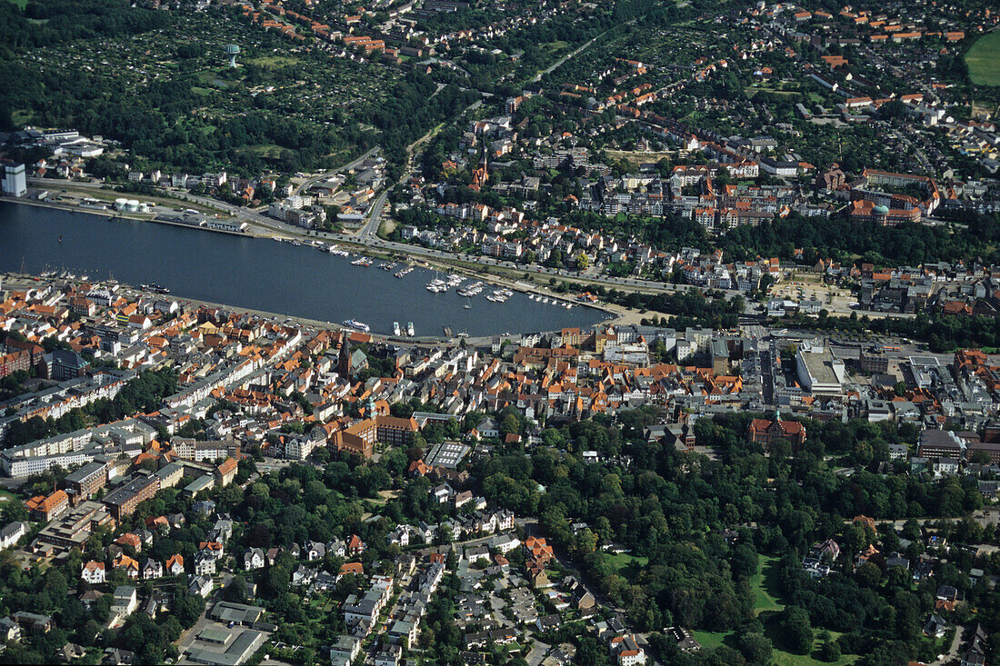 Flensburger Hafen, Flensburg, Schleswig-Holstein, Deutschland