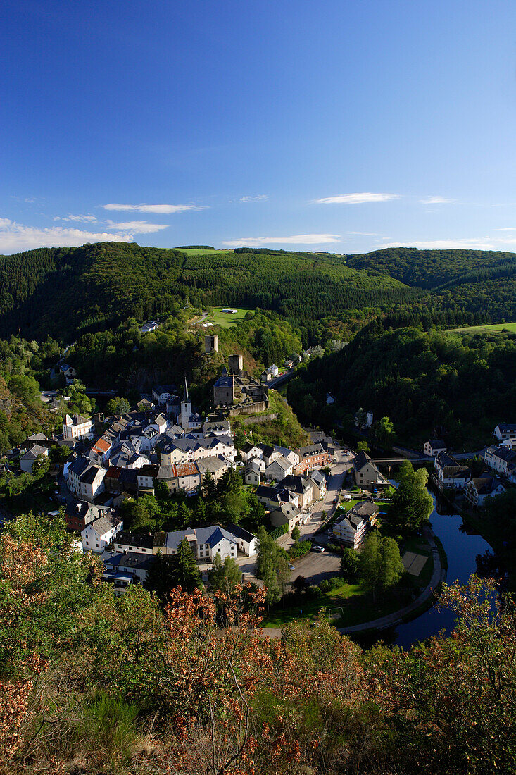 The village of Esch-sur-Sure, Luxembourg