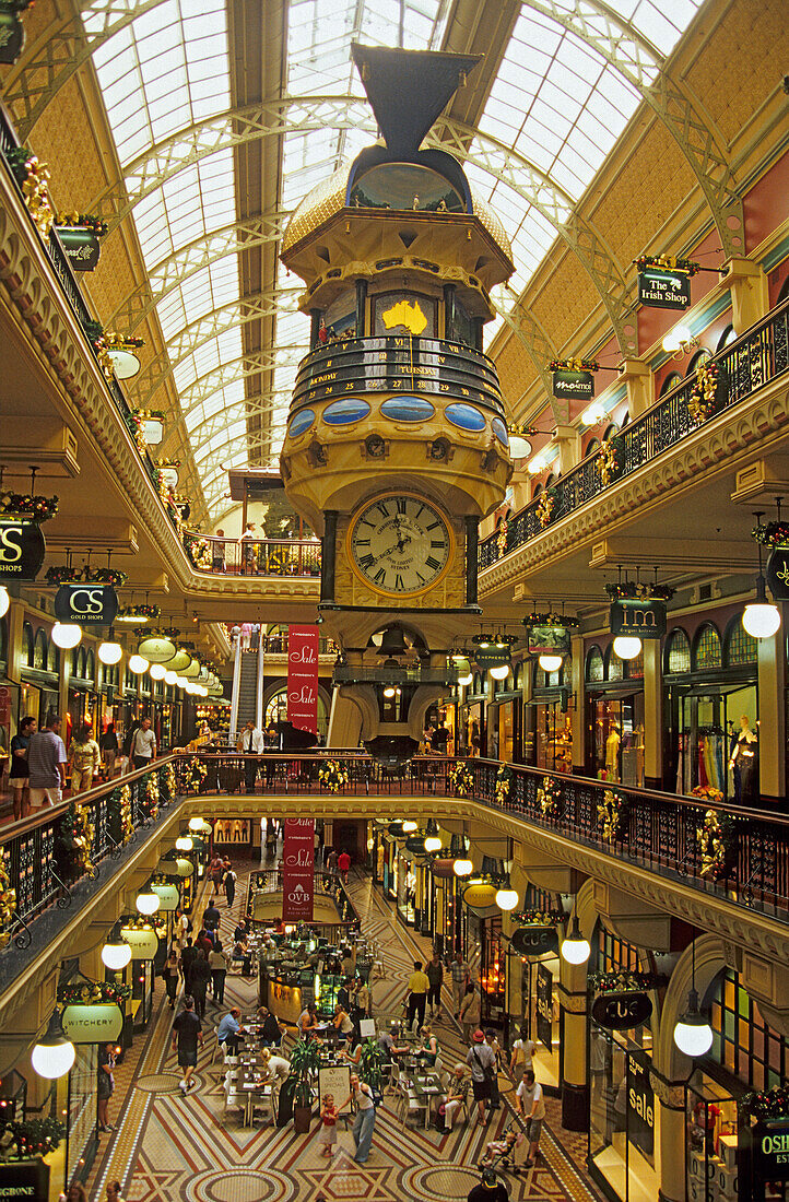 Mall in Queen Victoria Building. Its one of the world's finest shopping adresses. Sydney, New South Wales, Australia