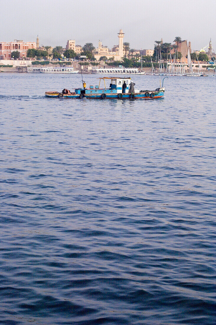 A boat on the Nile, Luxor, Egypt