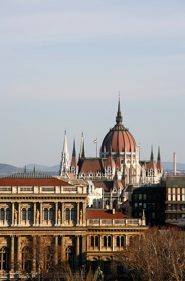 Das Parlamentsgebäude in Budapest, Bundestag, Budapest, Ungarn