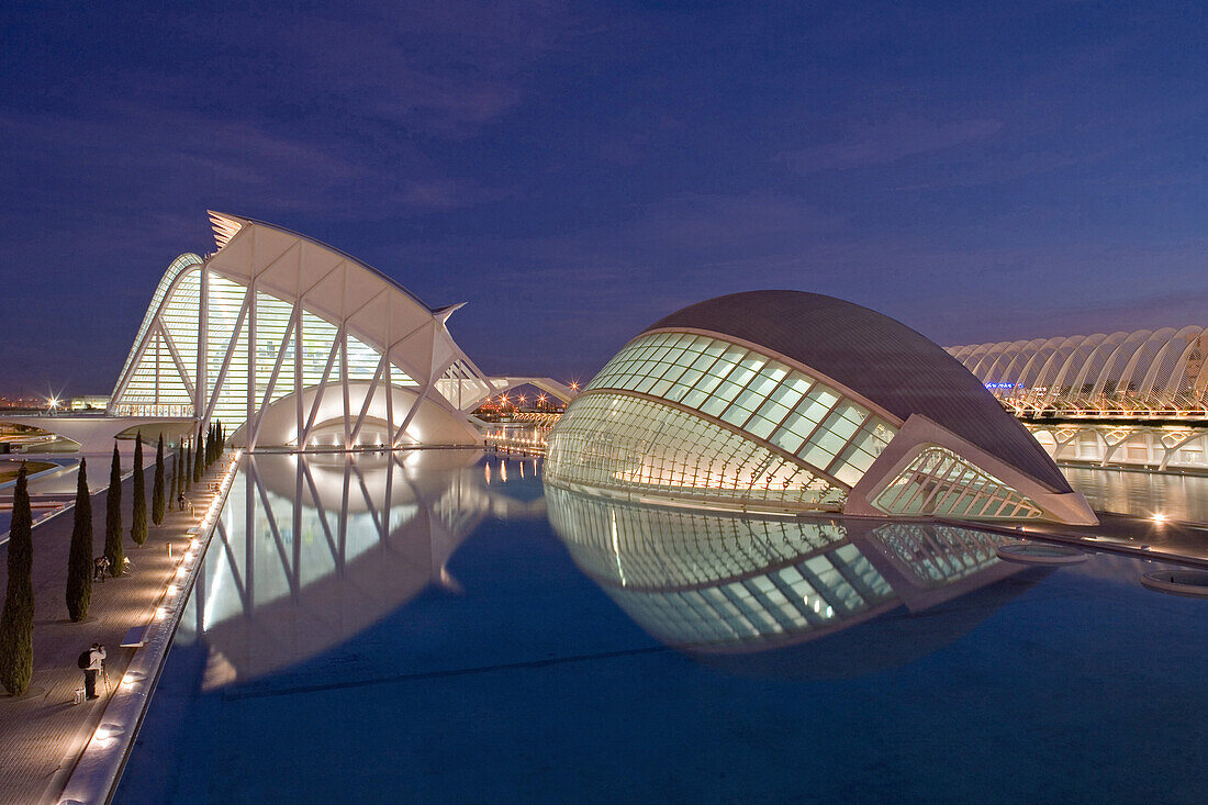 City of Arts and Sciences, Ciudad de las Artes y las Ciencias, L'Hemispheric, Valencia, Spain