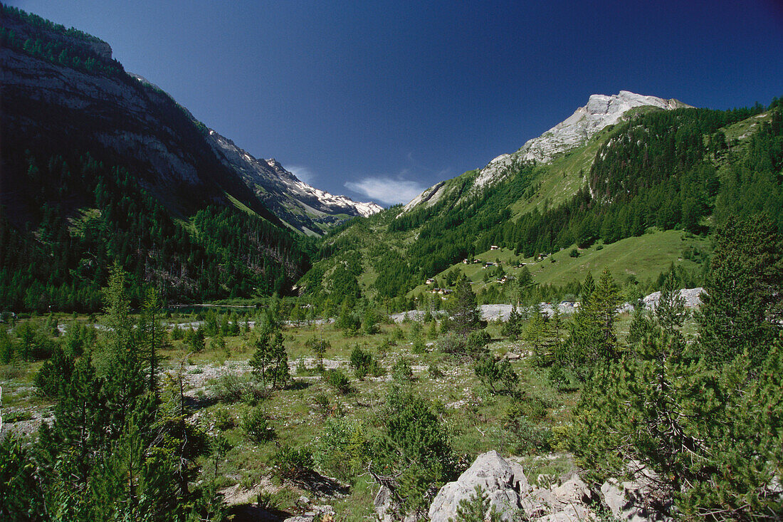 Mountain landscape, Alps, Valais, Switzerland