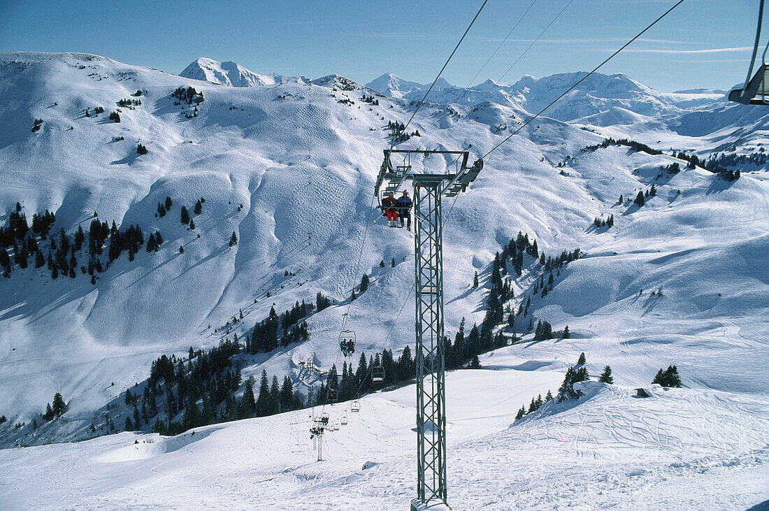 Skigebiet Gstaad, Saanerloch, Schweiz
