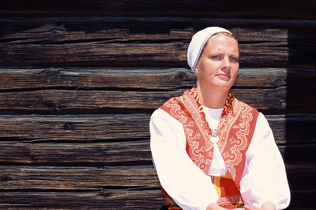 Costumed guide, Skansen, Stockholm, Sweden