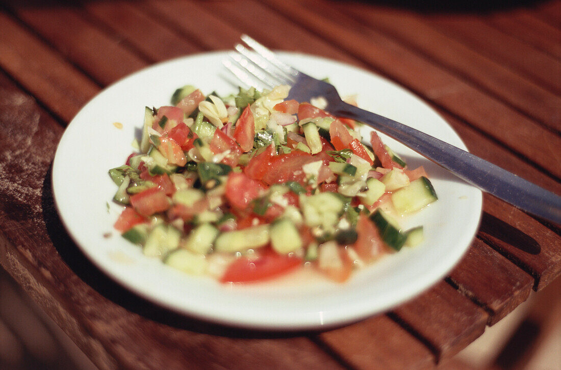 Close up of a salad, healthy food, Tel Aviv, Israel