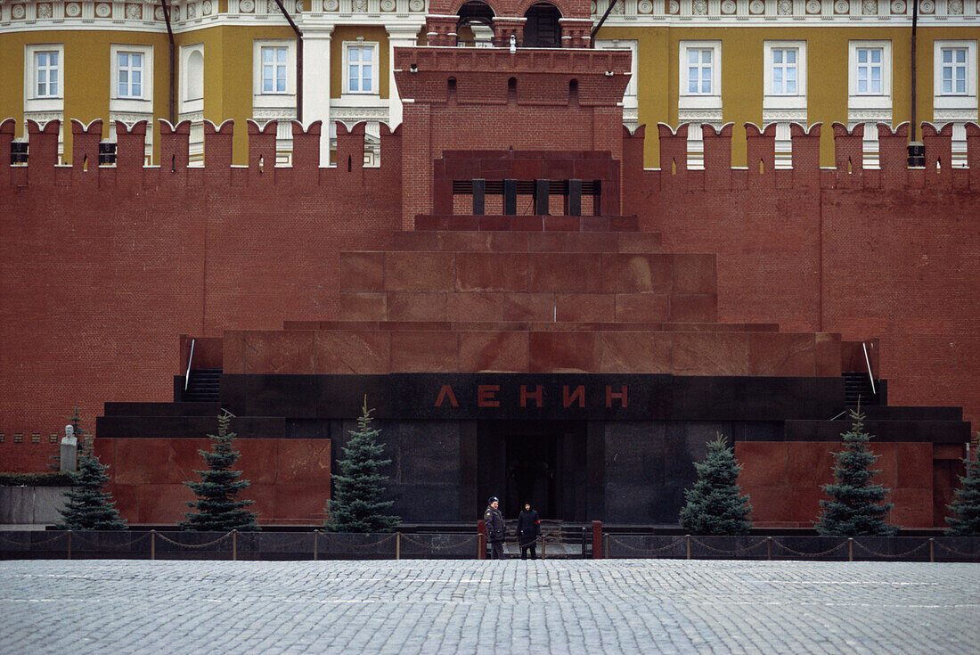 Lenin's Mausoleum, Lenin's Tomb situated in Red Square, Moscow, Russia